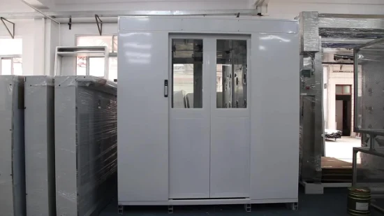480V / 380V / 220V / 110V Clean Roon Equipment Automatic Sliding Door Air Shower Tunnel